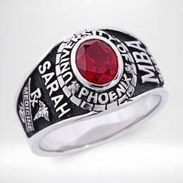 Traditional Small 14K White Gold